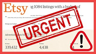 URGENT: If You Sell On Etsy & Use Promoted Listings, Check Your Advertising Campaigns!