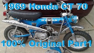 1969 Honda CT70 All Original Pick-Up Part 1