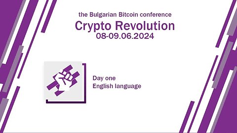 Day 1 - English Language - Crypto Revolution Conference