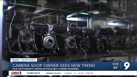 Camera shop owner sees growing interest in film photography