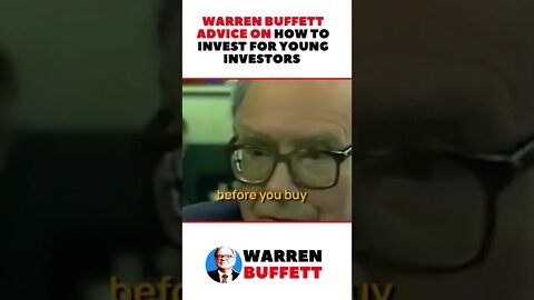 Warren Buffett Advice on How To Invest for Young Investors | Motivational Speech #shorts