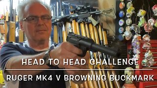 Head to head challenge, Umarex Ruger MK4 Vs Umarex Browning Buckmark. Budget springer shootout!