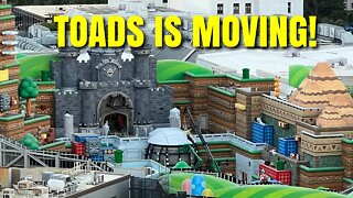 Toads Café Moving Quick! | Super Nintendo World | Universal Studios Hollywood!