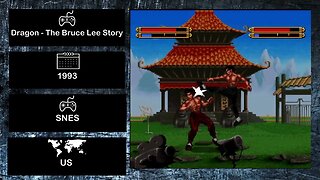Console Fighting Games of 1993 - Dragon The Bruce Lee Story