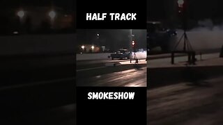 Half Track Burnout Smoke Show! #shorts