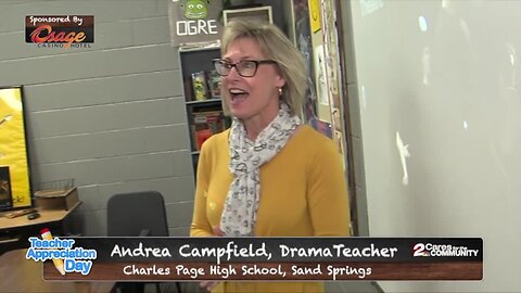 Teacher Appreciation Day Surprise: Andrea Campfield, Charles Page High School