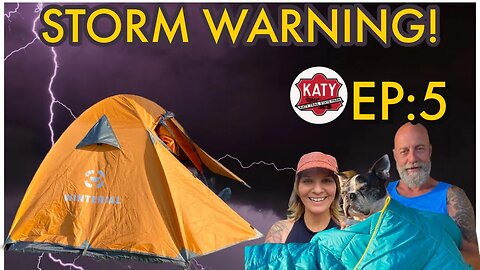 Katy Trail Bike Camping EP5: Storm Warning!