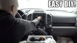 First INTERIOR Mod For The F150!! New Infotainment System Install