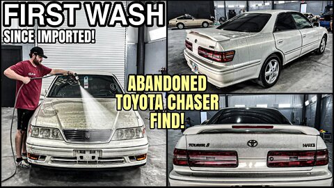 ABANDONED JDM Rescue | First Wash Since Imported | 25 Year Old Toyota Chaser Car Detailing How To!