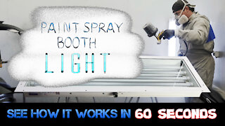 LED Shop Light Upgrade Explosion Proof Paint Spray Booth & Inspection Booth - General Workspace