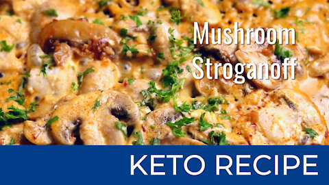 Mushroom Stroganoff | Keto Diet Recipes