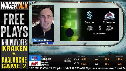 Seattle Kraken vs Colorado Avalanche Game 2 Predictions | NHL Playoffs Betting Advice April 20