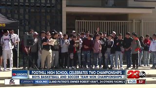 Foothill High School celebrates two championships