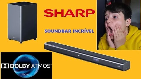 Unboxing soundbar sharp HT-SBW460