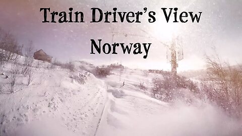 TRAIN DRIVER'S VIEW: Snow piercing madness!