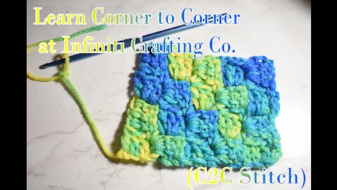 How to Make the Corner to Corner Stitch (C2C) in Crochet