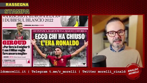 Quarti mondiali completati con Marocco e Portogallo. I guai Juve. Rassegna Stampa ep.196 | 7.12.22