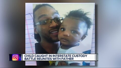 Child caught in interstate custody battle reunites with father