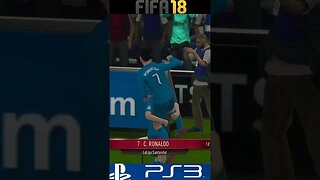 Cristiano Ronaldo Goal & Celebration - FIFA 18 PS3 #shorts