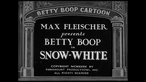 Betty Boop - Snow-White (1933)