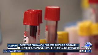 Research underway to detect diabetes in children before it develops