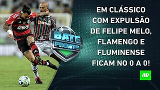 Flamengo JOGA MELHOR, mas Fluminense SEGURA EMPATE com UM A MENOS na Copa do Brasil! | BATE PRONTO