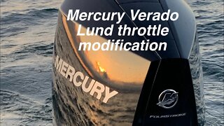 Avoid surging in heavy seas with fiber optic controls on your Mercury Lund combo.