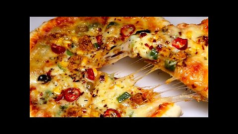 Chicken Pizza, Double Cheese Pizza By Recipes of the World