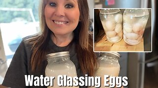 Preserving Our Farm Fresh Eggs | WATER GLASSING With Pickling Lime | Two Year Shelf Life