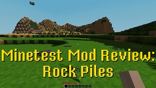 Minetest Mod Review: Rock Piles