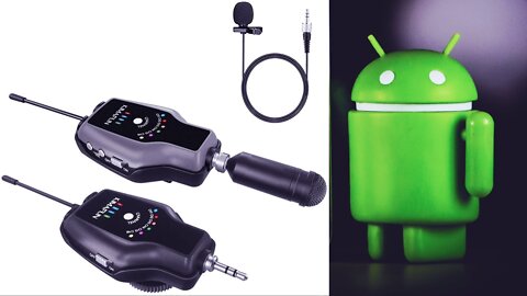 Kimafun Wireless Microphone System with Android Smartphone