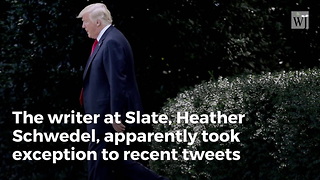 Slate Mocks Trump for Not Using Computer, Mistakenly Uses Pic of Him With Laptop