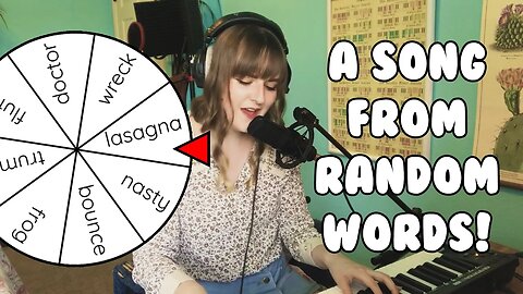 making a song with random words! - 'manic pixie dream girl'