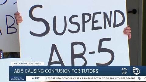 AB 5 causing confusion for tutors
