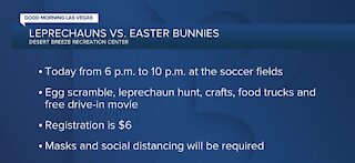 Leprechauns versus Easter bunnies at Desert Breeze Rec. Center