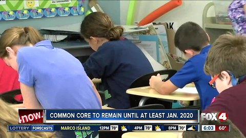 Common Core to remain in place until at least January 2020