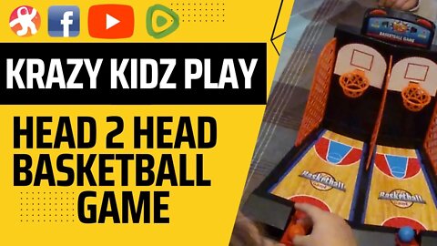 Krazy Kidz Play Head 2 Head Basket Ball Game | Krazy Kidz Creations
