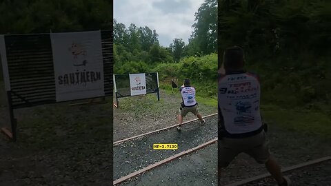 Stage 2 Here Comes the Boom⚕️😶‍🌫️🩺🐑🚄 Area 8 #uspsa Match Ontelaunee Vinny #unloadshowclear #shorts