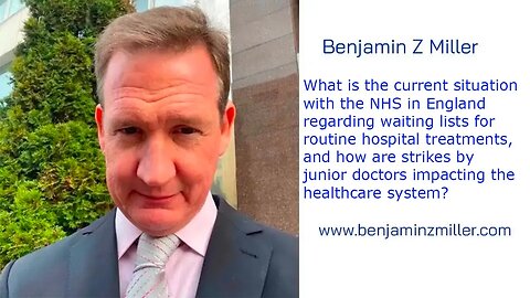 What is the current situation with the NHS in England regarding waiting lists?