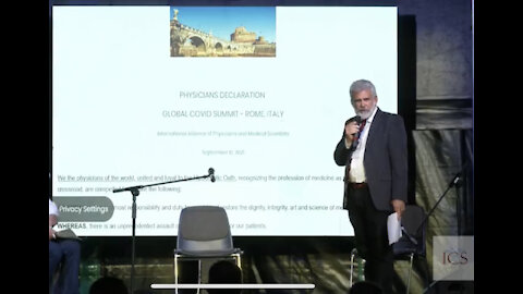 Physicians Declaration COVID Summit Rome, Italy