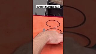 BMW E34 M5 Piston Rings #bmw #diy #cars #bmwm5 #bmwe34 #restoration #automotive #engine #mechanic