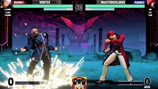 [KOF XV] Vertex (Yashiro-Chris-Shermie) vs Mastersolidus (Iori-Ryo-Clark)