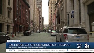 Baltimore Co. Officer shoots a suspect