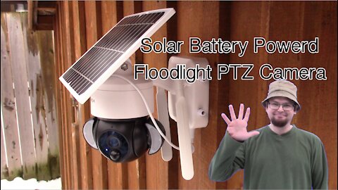 Solar Battery Powered Security PTZ Camera - INQMEGAPRO