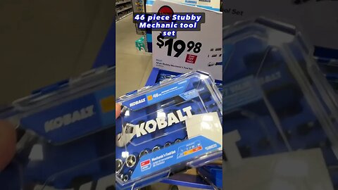 NEW KOBALT Stubby Mech Set DEAL @Lowe’s!