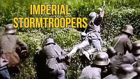 WW1 in Colour | German Stormtroopers & Machine Guns