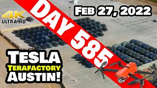 227 MODEL Ys AT GIGA TEXAS! - Tesla Gigafactory Austin 4K Day 585 - 2/27/22 - Tesla Terafactory TX