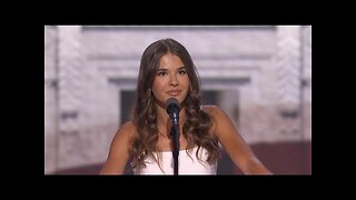 Trump's granddaughter made her first-ever speech at the RNC, watch what happened