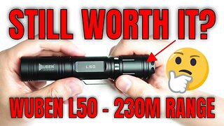 Wuben L50 Flashlight Kit Review in 2023 - 1200 Lumens, 230m Range, USB charging + included 18650