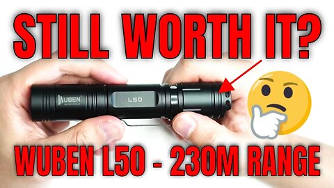 Wuben L50 Flashlight Kit Review in 2023 - 1200 Lumens, 230m Range, USB charging + included 18650